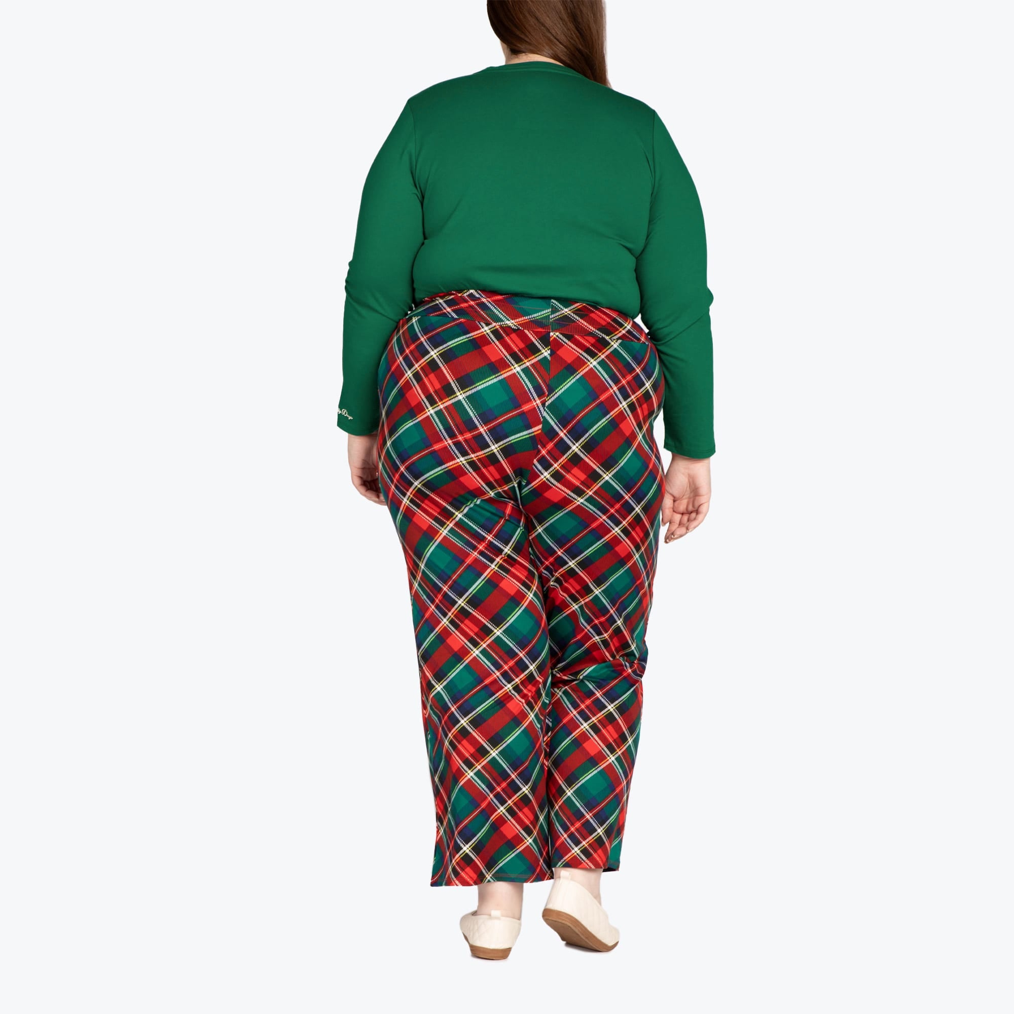 Dory Wide Leg Pants - TARTAN PLAID - DoryBottom_TartanPlaid_04