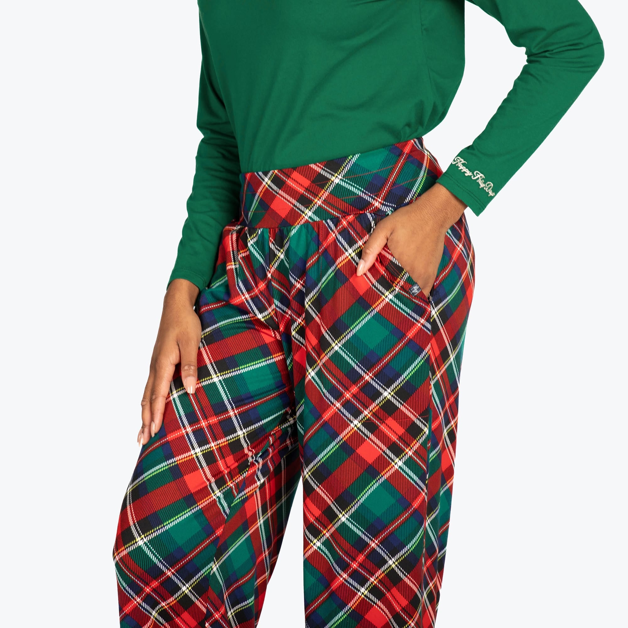 Dory Wide Leg Pants - TARTAN PLAID - DoryBottom_TartanPlaid_07
