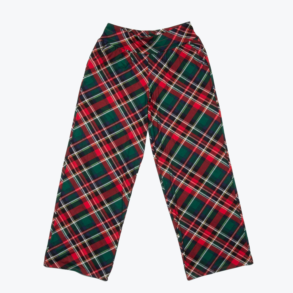 Dory Wide Leg Pants - TARTAN PLAID - DoryBottom_TartanPlaid_Flatlay