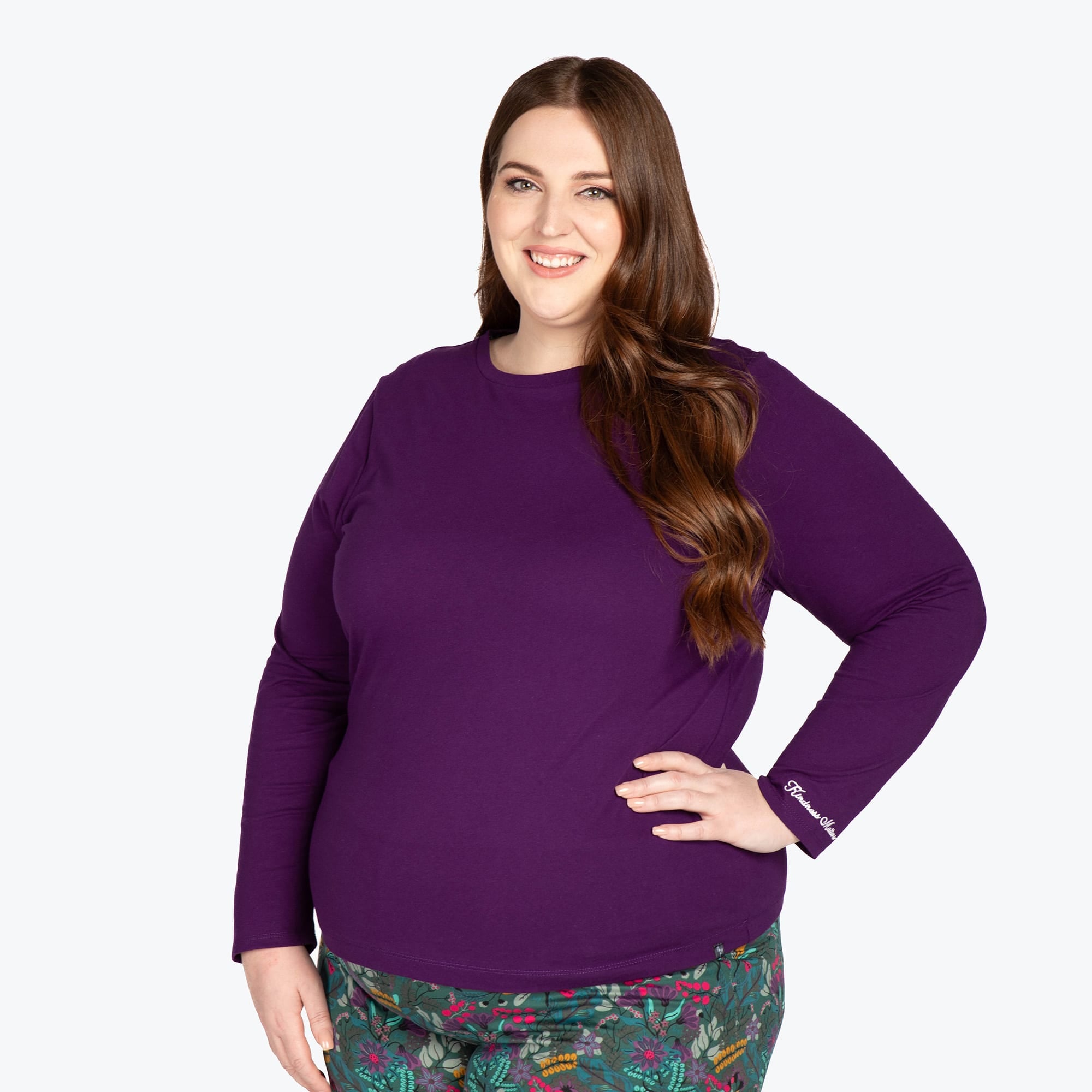 Dory Long Sleeve Top - CONCORD PURPLE - DoryTop_AmethystPurple_XL_02