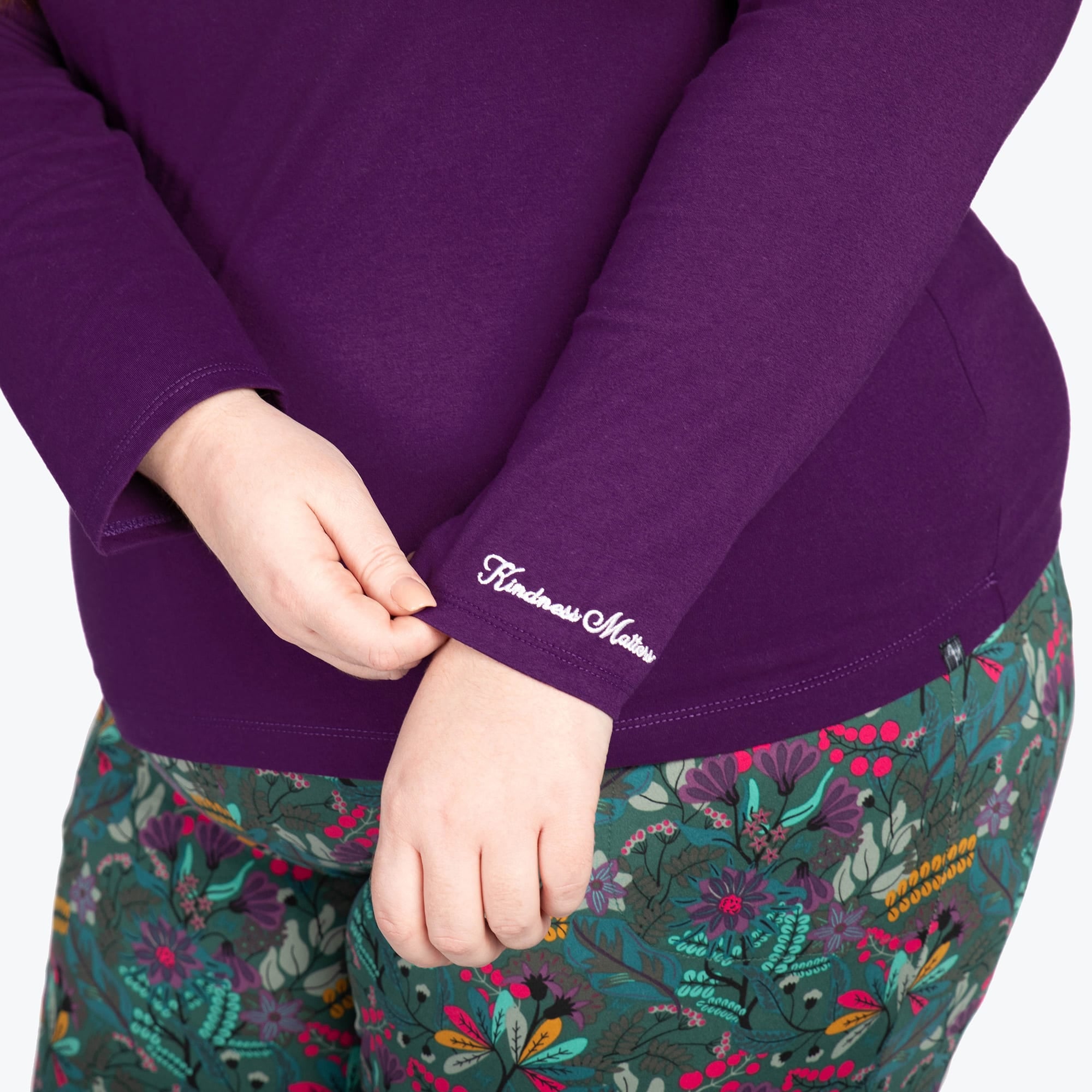 Dory Long Sleeve Top - CONCORD PURPLE - DoryTop_AmethystPurple_XL_03