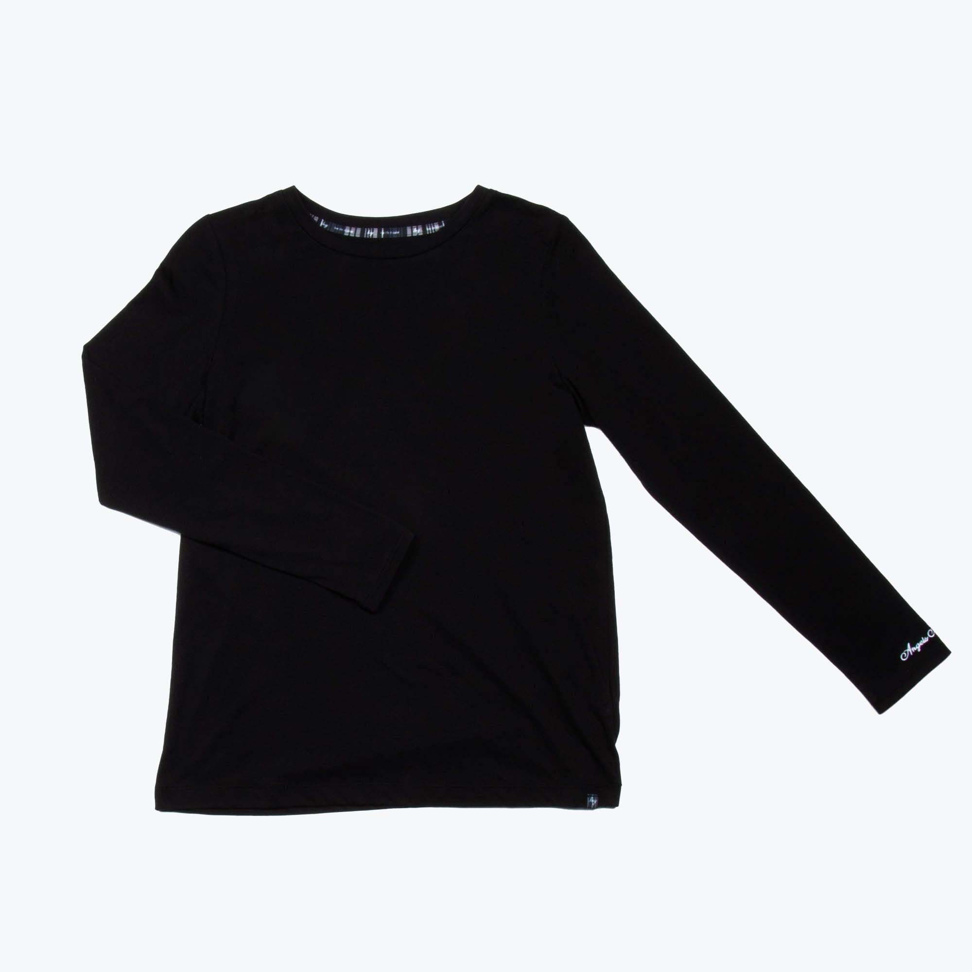 Dory Long Sleeve Top - BLACK - DoryTop_Black_Flatlay_01_adfae655-077c-4789-8051-4858ed0f51d1