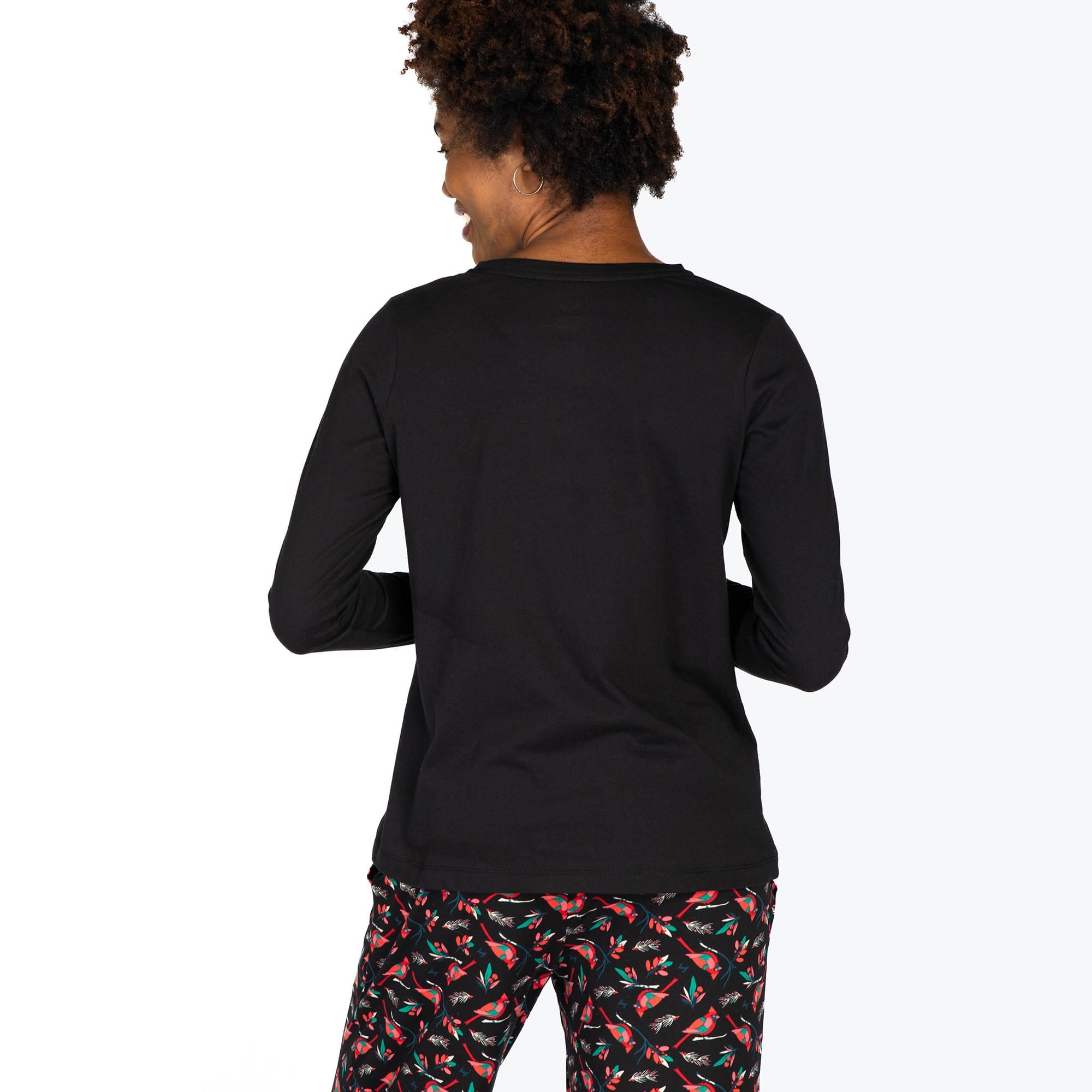 Dory Long Sleeve Top - BLACK - DoryTop_Black_S_04