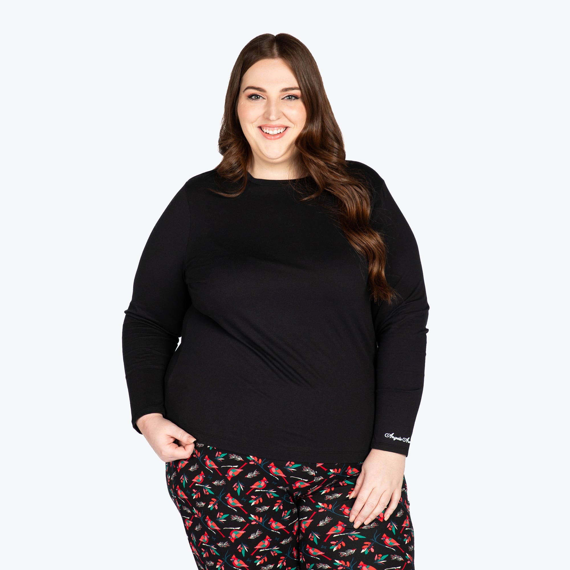 Dory Long Sleeve Top - BLACK - DoryTop_Black_XL_01