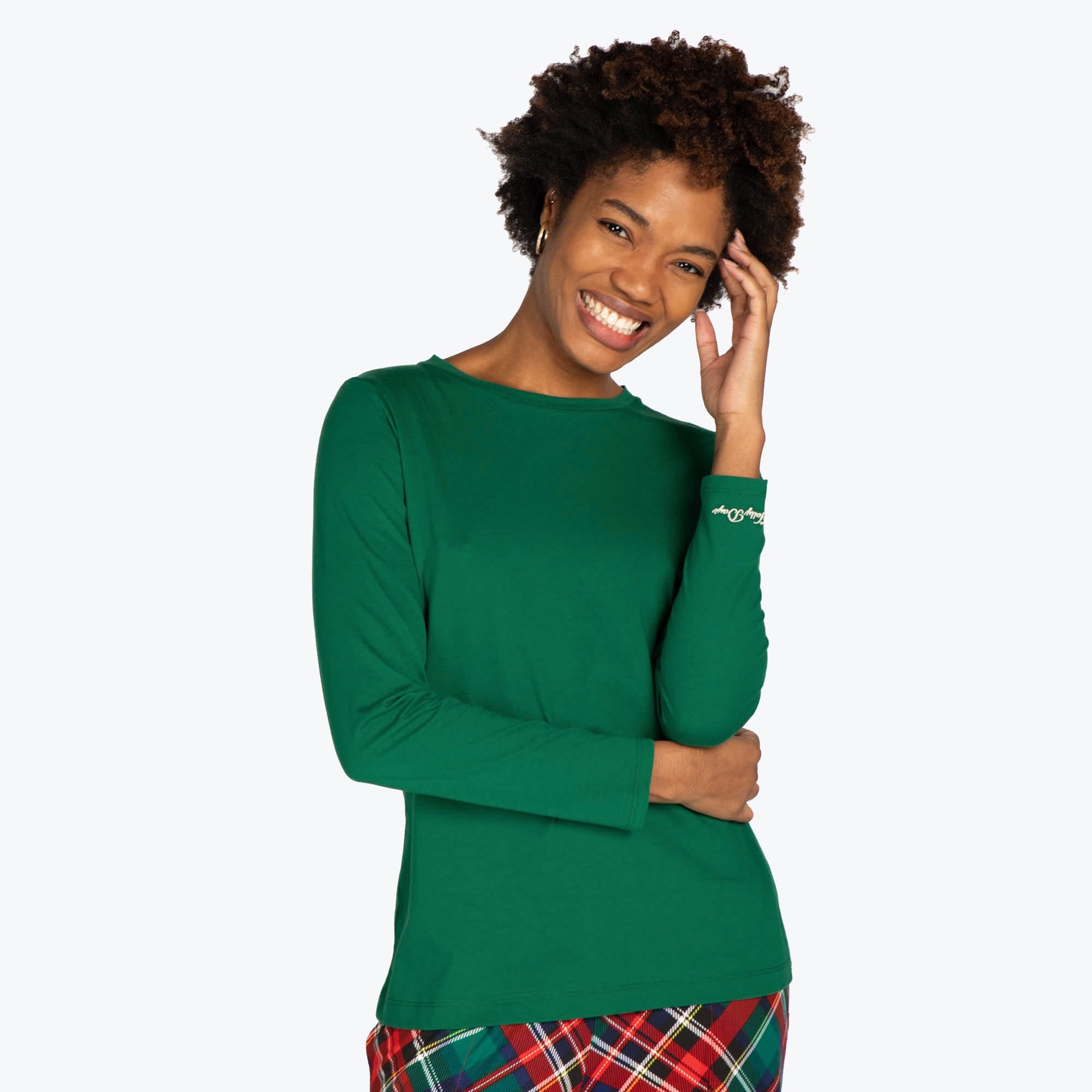Dory Long Sleeve Top - GREEN - DoryTop_Green_S_01
