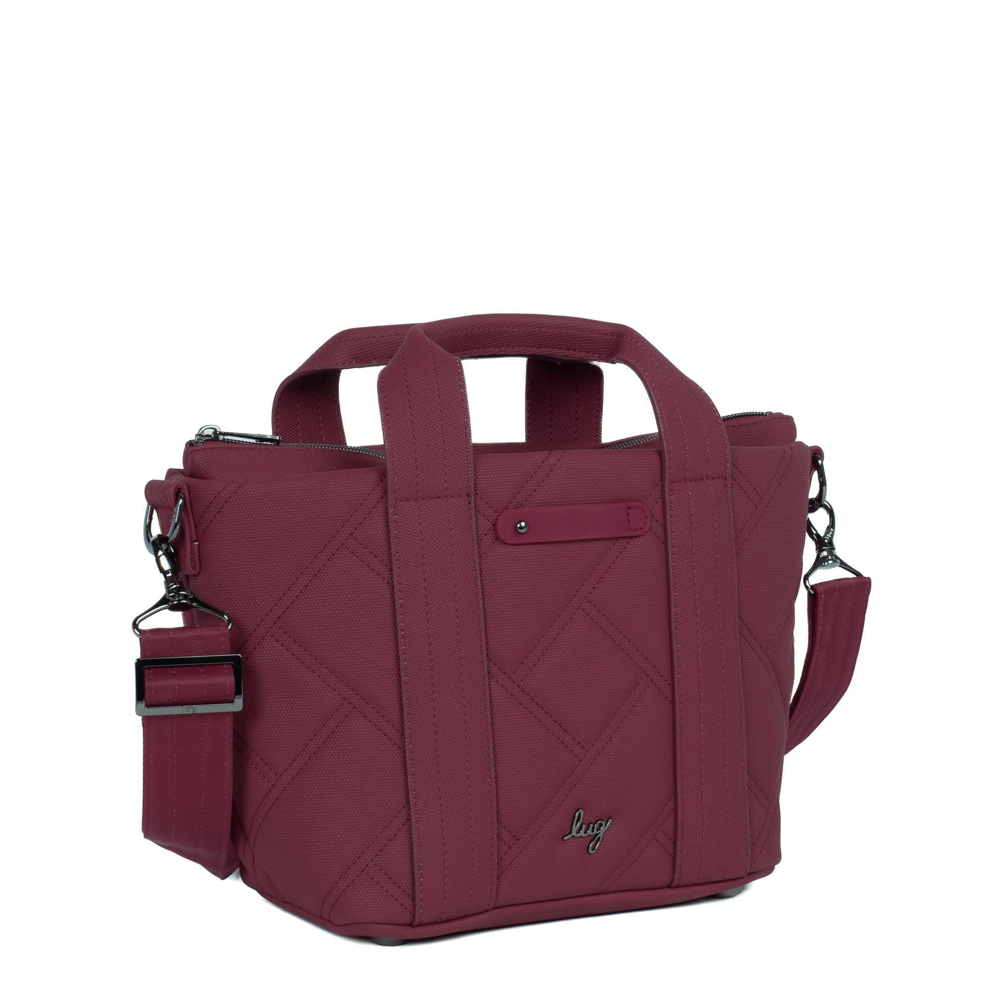 Dory Matte Luxe VL Crossbody Bag - RASPBERRY - Dory_MatteLuxe_Raspberry_02
