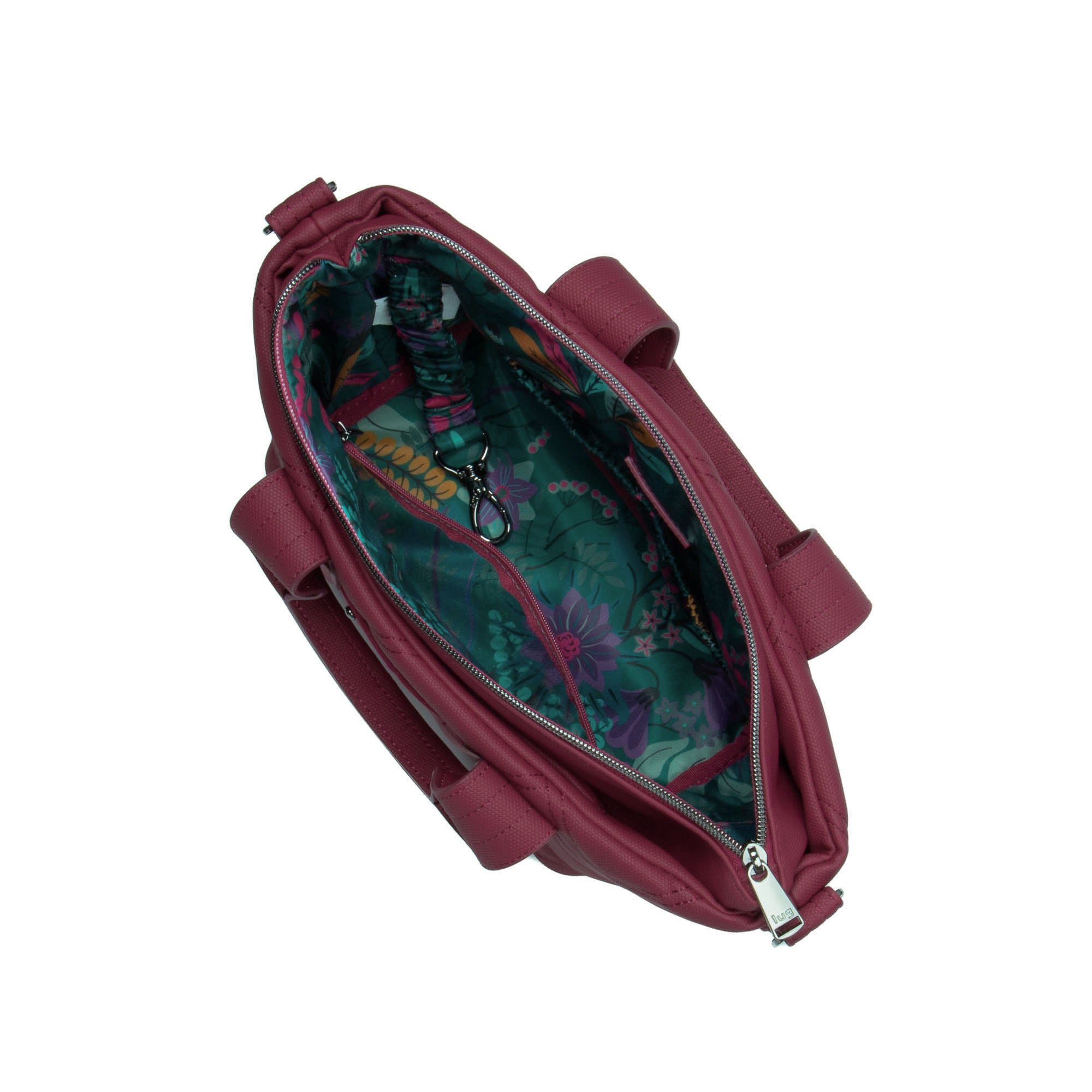 Dory Matte Luxe VL Crossbody Bag - RASPBERRY - Dory_MatteLuxe_Raspberry_05