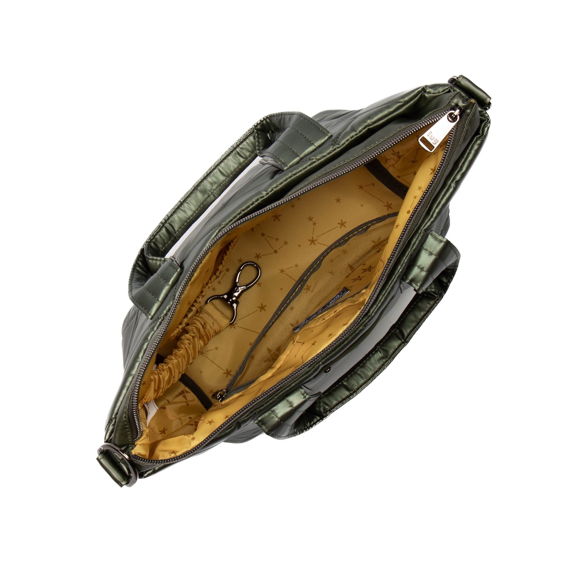 Dory Crossbody Bag - METALLIC OLIVE - Dory_MetallicOlive_05