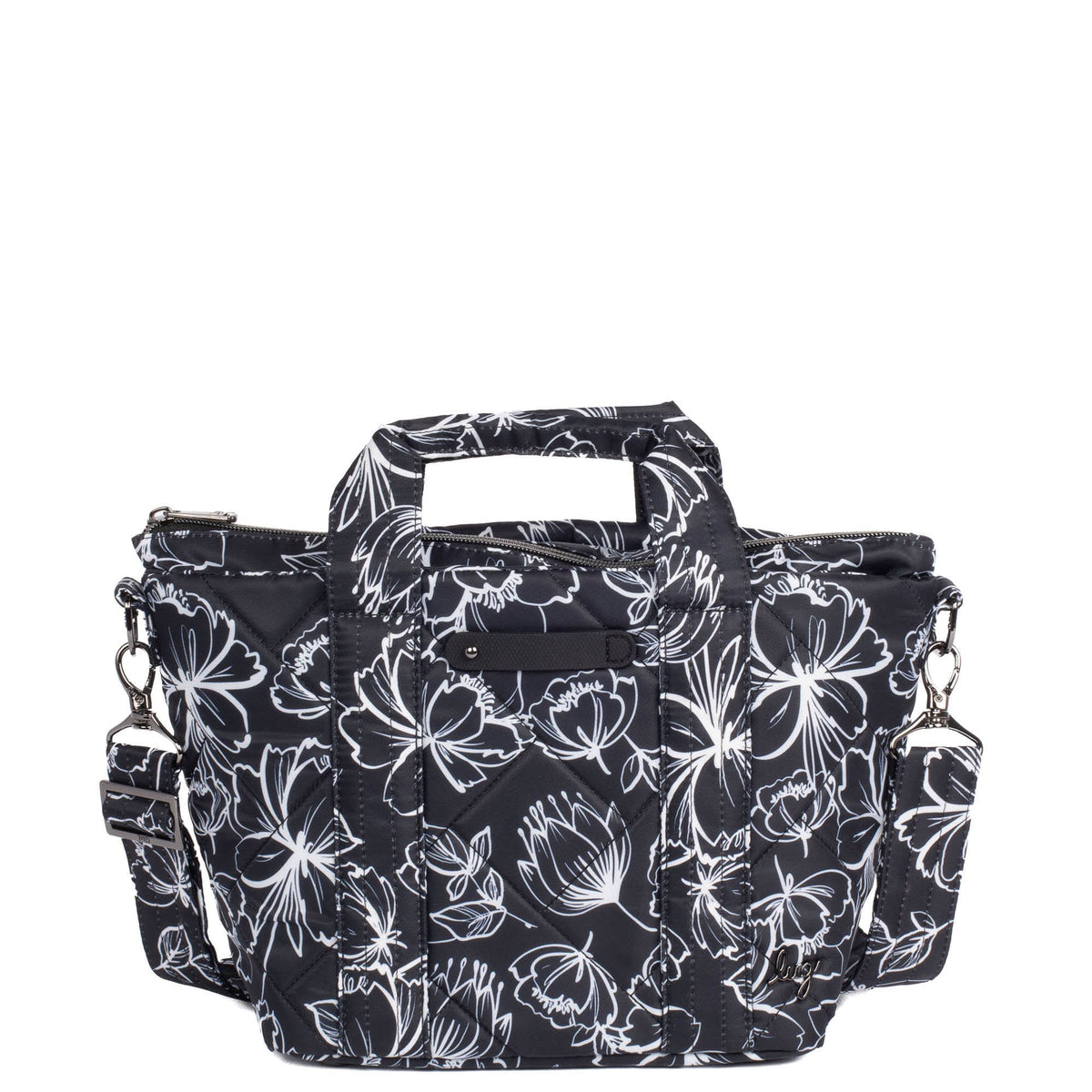 Dory Crossbody Bag - OUTLINE FLORAL BLACK - Dory_OutlineFloralBlack_01