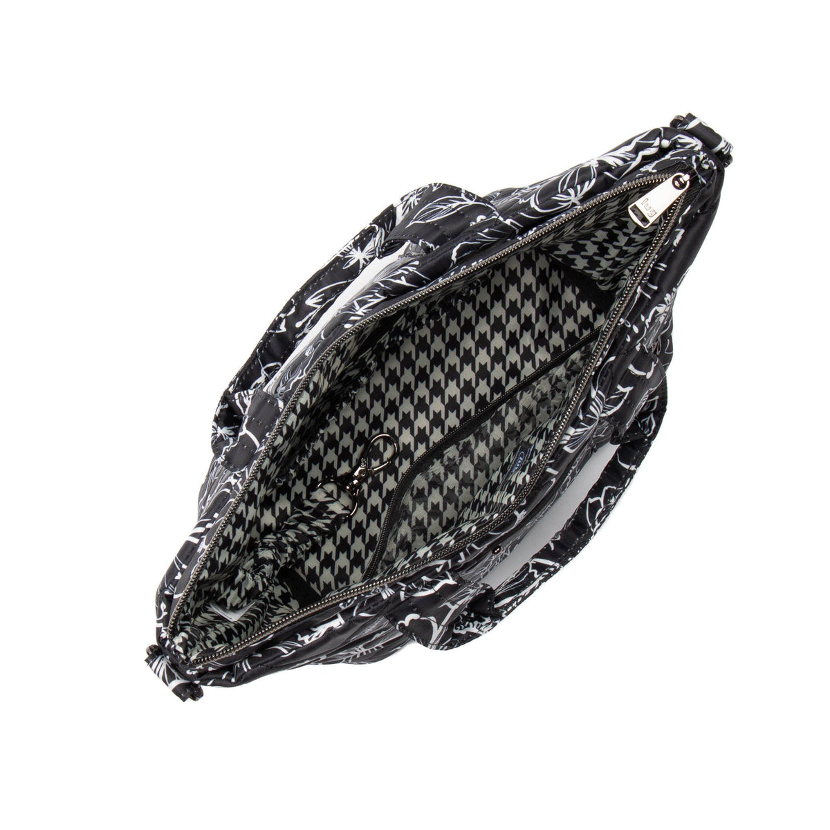 Dory Crossbody Bag - OUTLINE FLORAL BLACK - Dory_OutlineFloralBlack_05