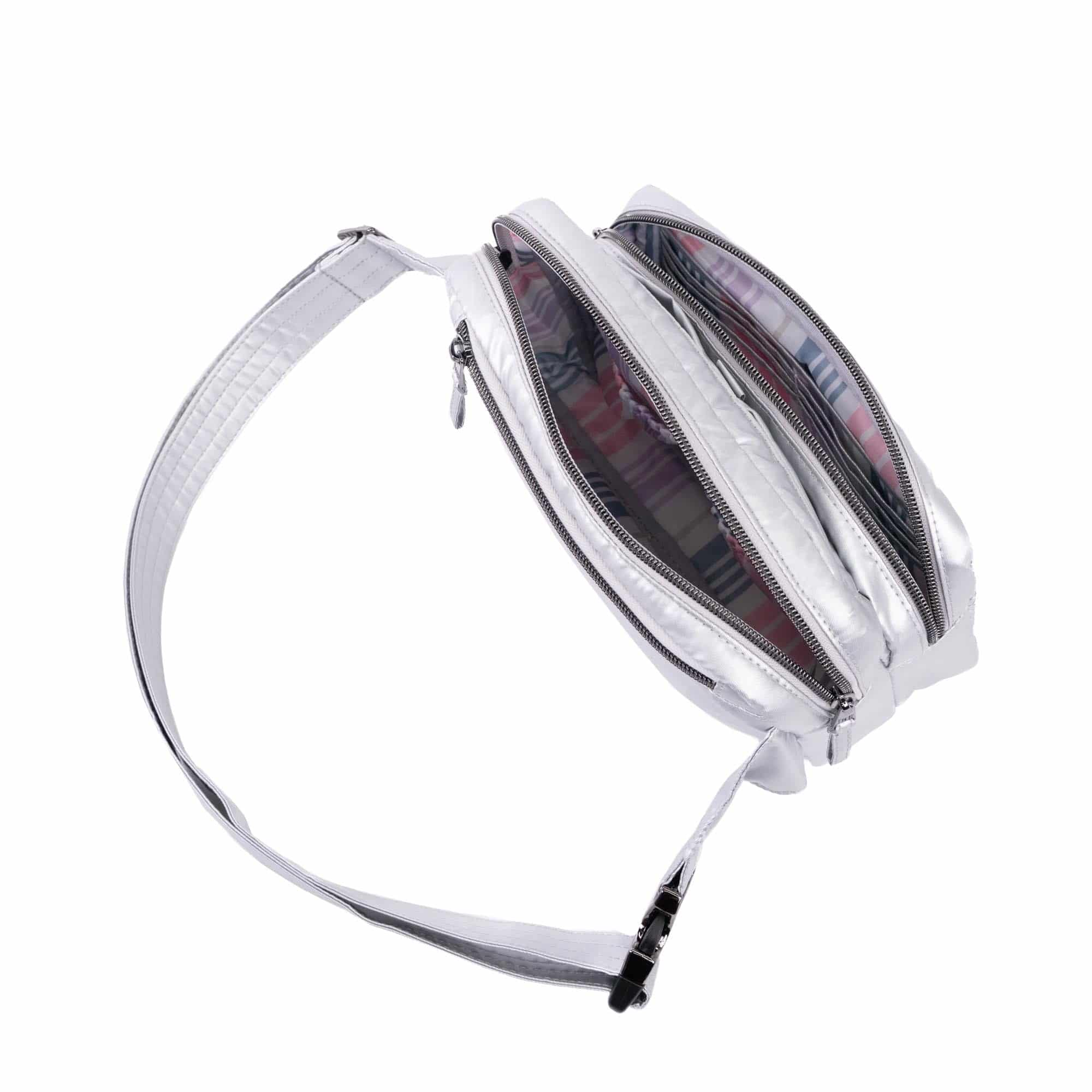 Double Back Belt Bag - METALLIC SILVER - DoubleBack_MetallicSilver_05_1