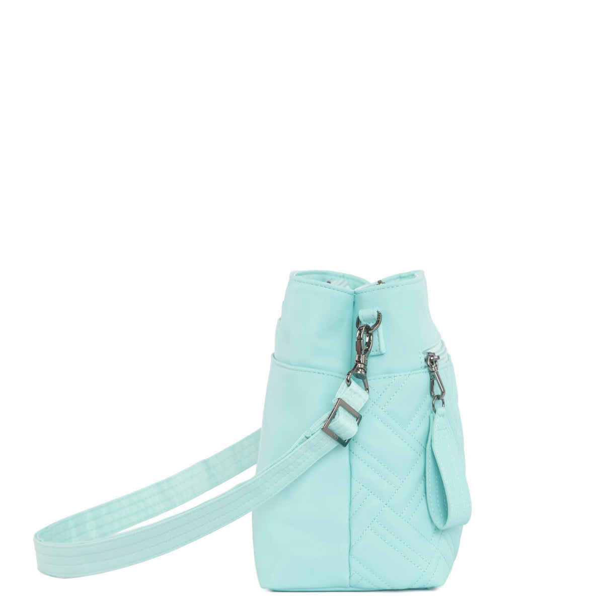 Double Dip Satin Luxe VL Crossbody Bag - AQUAMARINE - DoubleDip_SatinLuxe_Aquamarine_03