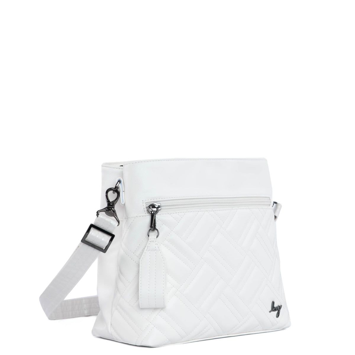 Double Dip Satin Luxe VL Crossbody Bag - METALLIC DIAMOND - DoubleDip_SatinLuxe_MetallicDiamond_02