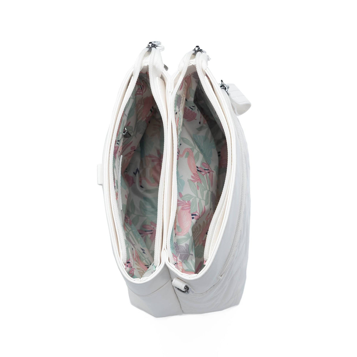 Double Dip Satin Luxe VL Crossbody Bag - METALLIC DIAMOND - DoubleDip_SatinLuxe_MetallicDiamond_05