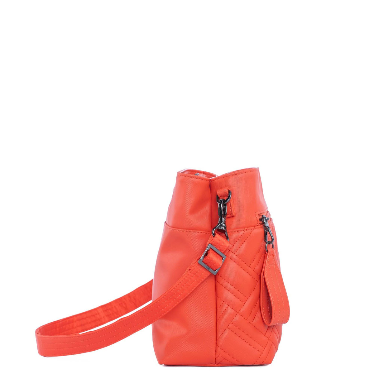 Double Dip Satin Luxe VL Crossbody Bag - PAPAYA - DoubleDip_SatinLuxe_Papaya_03