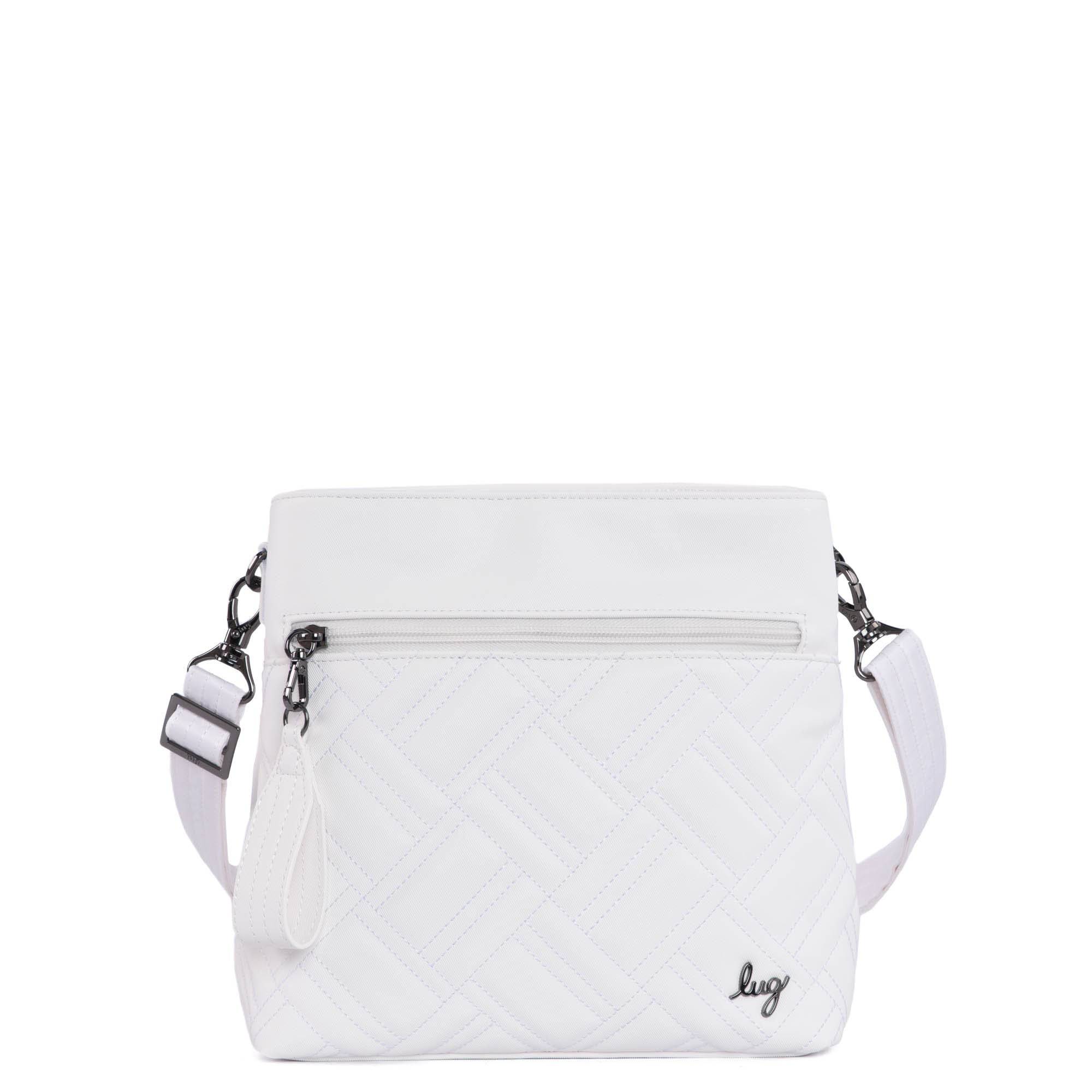 Double Dip Satin Luxe VL Crossbody Bag - - DoubleDip_SatinLuxe_White_01_88230dec-02cf-4626-b47b-11b04b0b1ce7