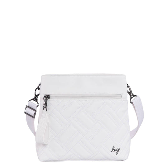 Double Dip Satin Luxe VL Crossbody Bag - - DoubleDip_SatinLuxe_White_01_88230dec-02cf-4626-b47b-11b04b0b1ce7