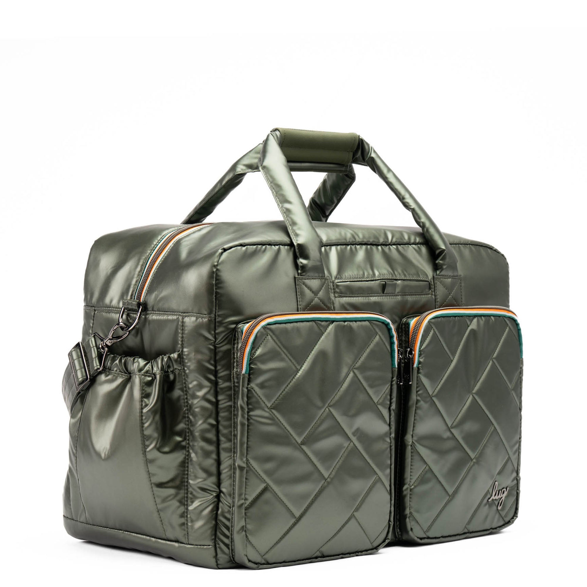 Drifter Duffel Bag - METALLIC OLIVE - DrifterDuffel_MetallicOlive_02
