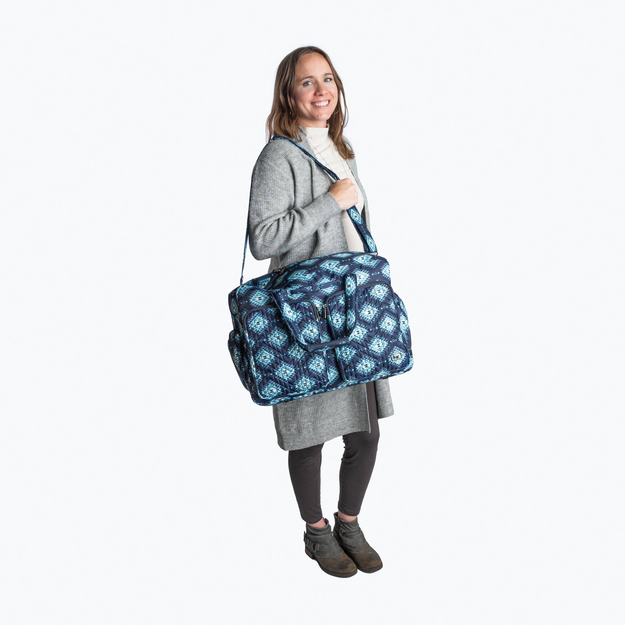 Guild Collection Classic Drifter Duffel - - DrifterMD_BagProportions_02