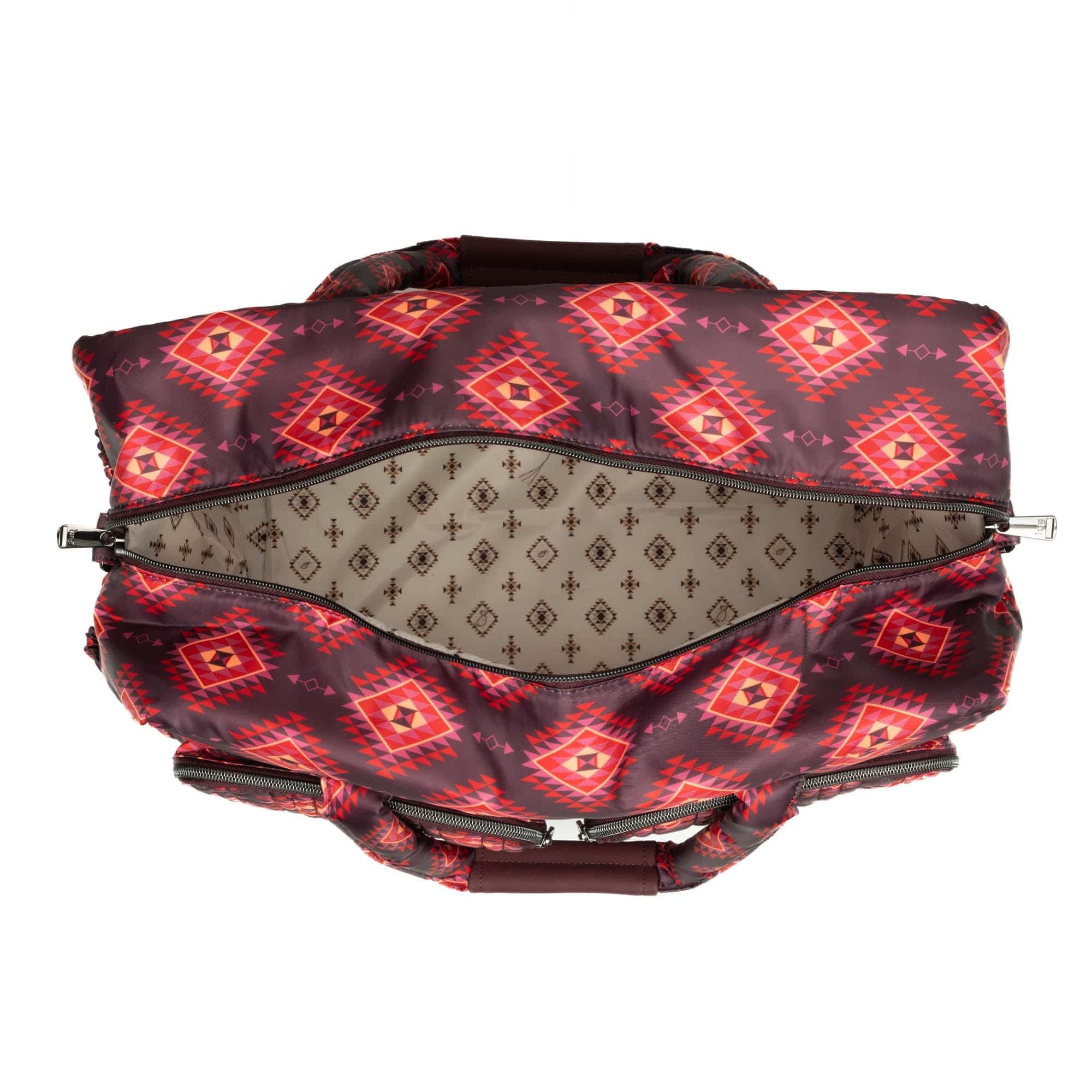 Guild Collection Classic Drifter Duffel - CRYSTAL HONEYCOMB MULTI - DrifterMD_CrystalHoneycomMulti_05
