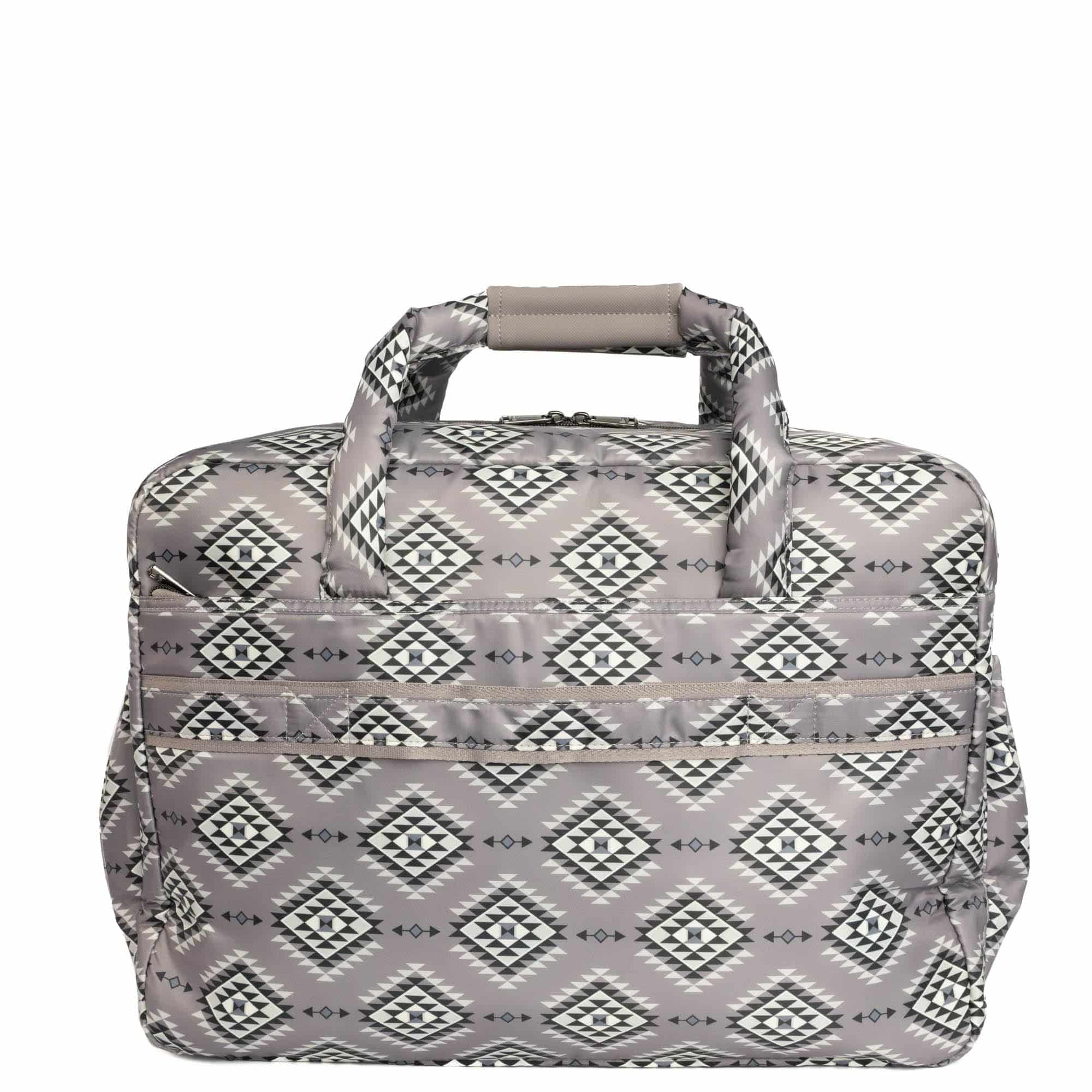 Guild Collection Classic Drifter Duffel - CRYSTAL HONEYCOMB GREY - DrifterMD_CrystalHoneycombGrey_04