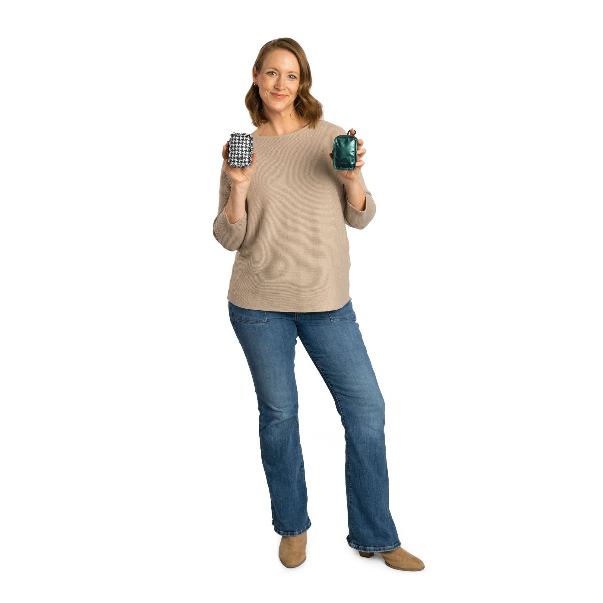 Drizzle Mini Zip Storage Pouch - 2pc Set - - Drizzle2pc_Lifestyle_BagProportions_01