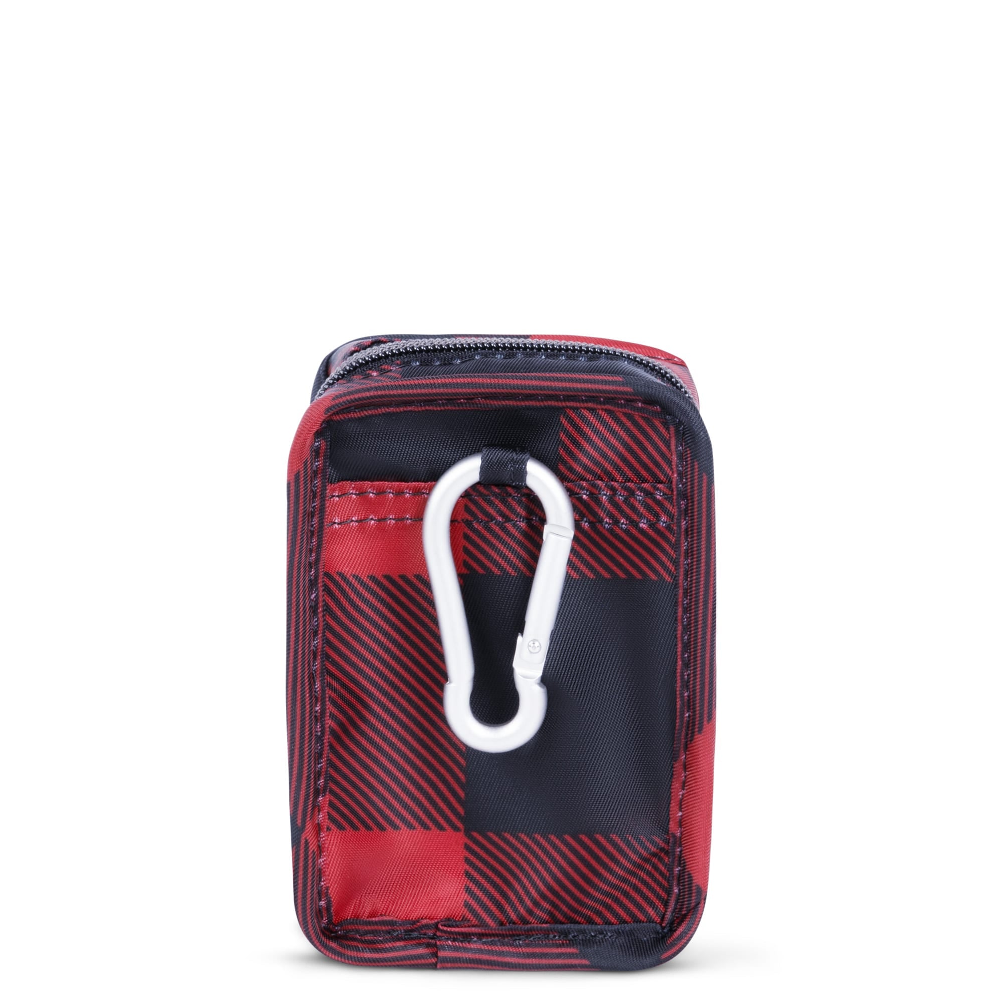 Drizzle Mini Zip Storage Pouch - BUFFALO CHECK RED - Drizzle_Buffalo_Check_Red_04_7zgzev