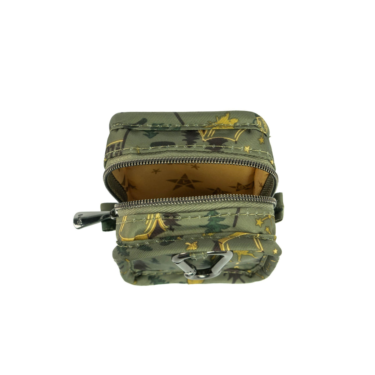 Drizzle Mini Zip Storage Pouch - CAMP GREEN - Drizzle_CampGreen_05
