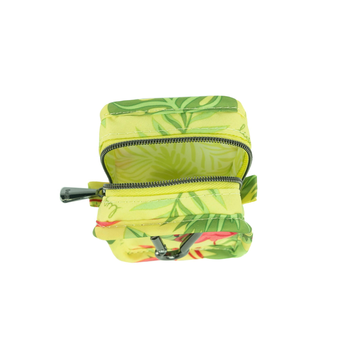 Drizzle Mini Zip Storage Pouch - FLAMINGO LIME - Drizzle_FlamingoLime_05