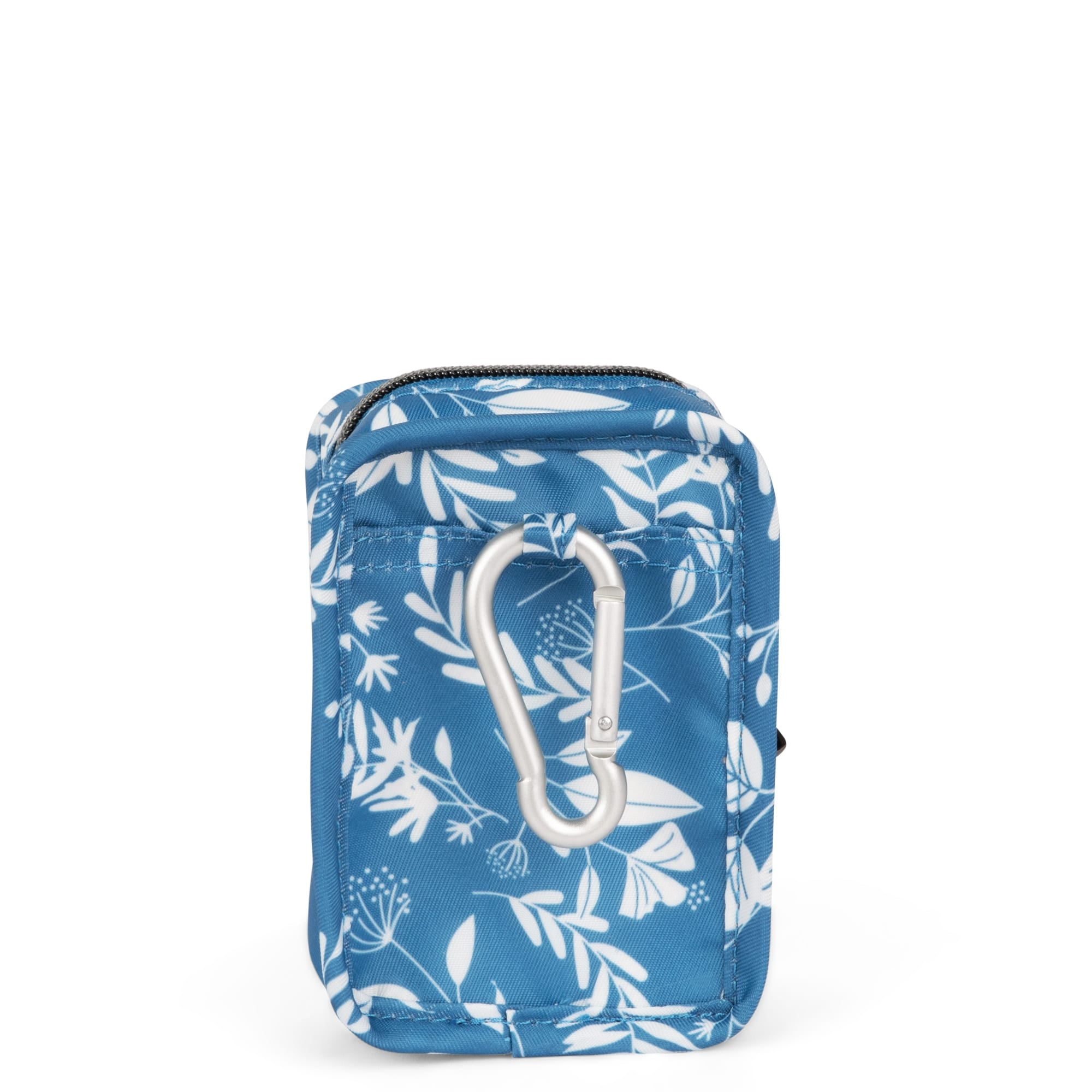 Drizzle Mini Zip Storage Pouch - FLOURISH BLUE - Drizzle_Flourish_Blue_04_9jwh7f