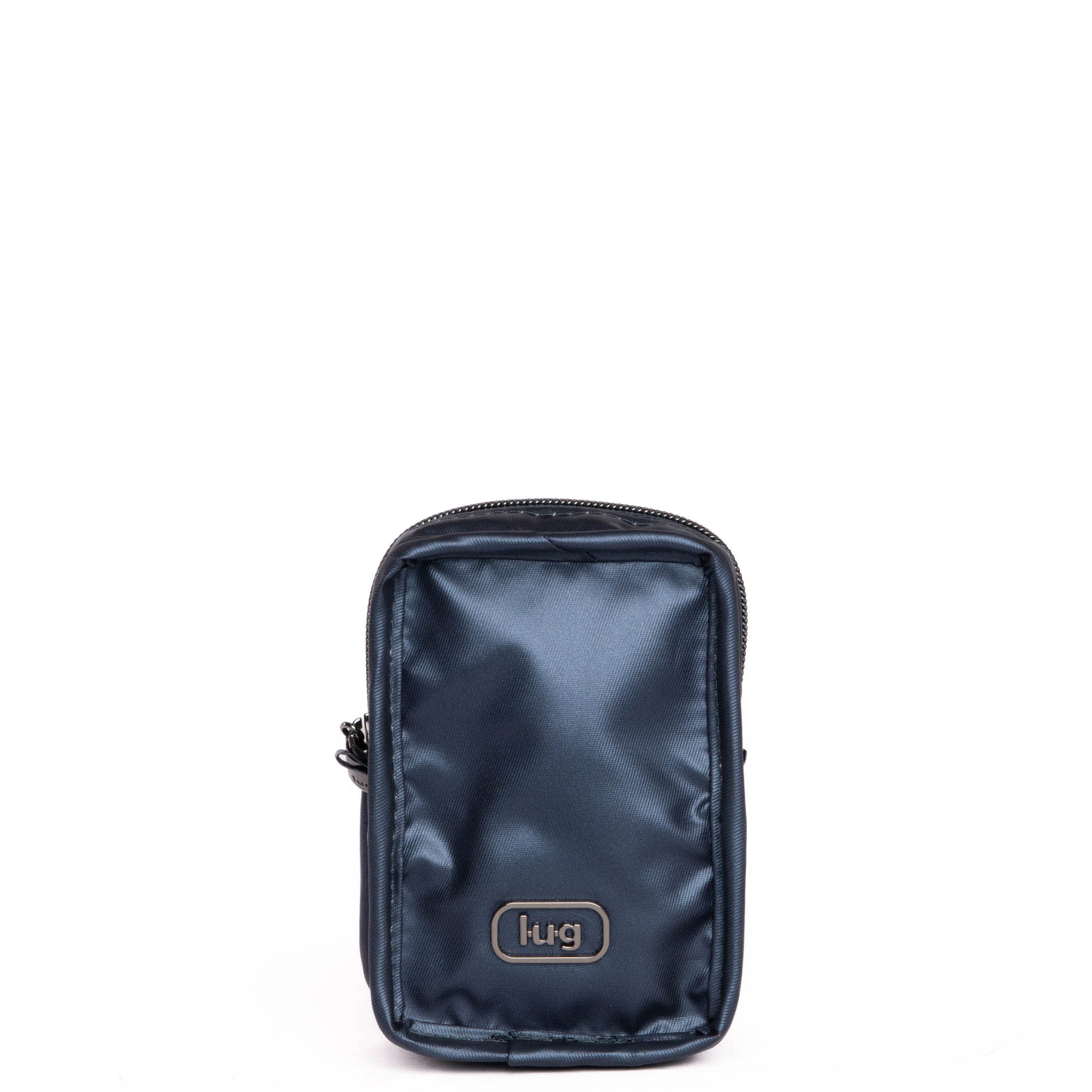 Drizzle Mini Zip Storage Pouch - METALLIC INDIGO - Drizzle_MetallicIndigo_01