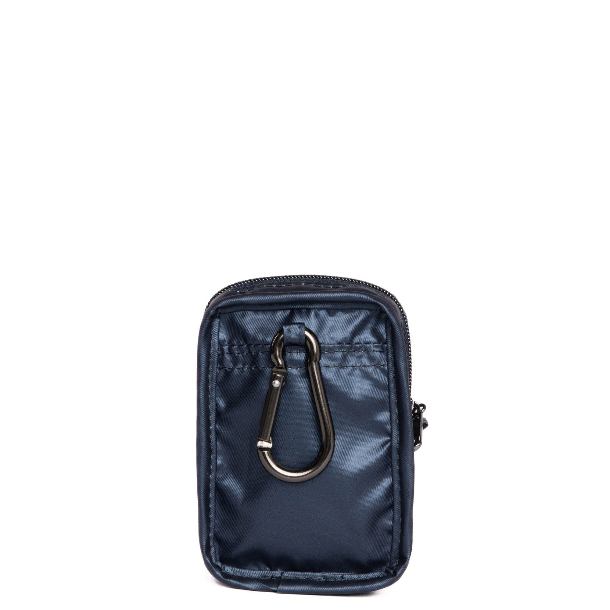 Drizzle Mini Zip Storage Pouch - METALLIC INDIGO - Drizzle_MetallicIndigo_04