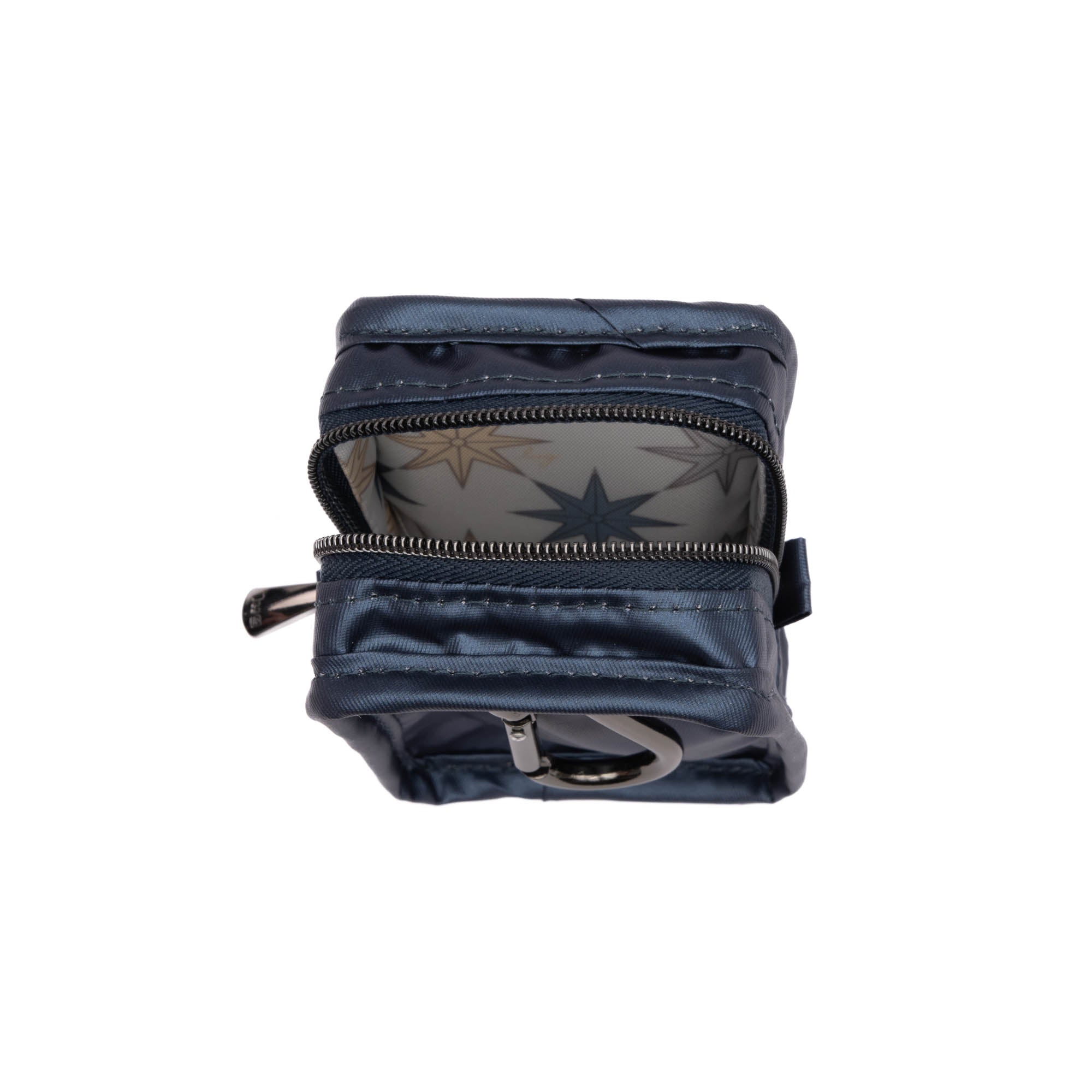 Drizzle Mini Zip Storage Pouch - METALLIC INDIGO - Drizzle_MetallicIndigo_05