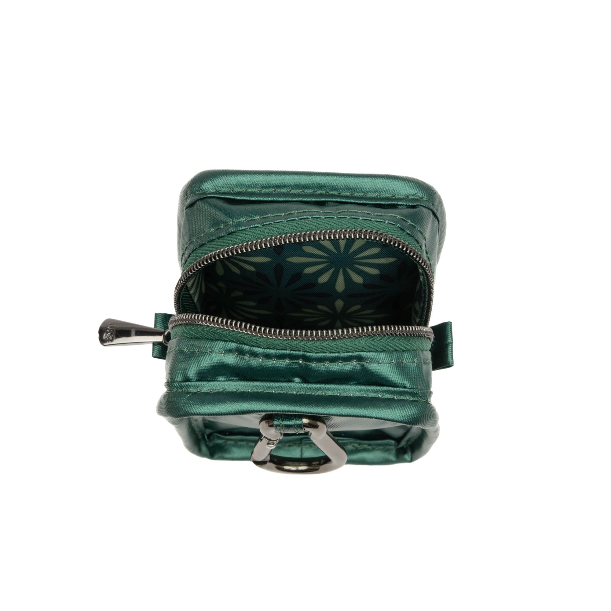 Drizzle Mini Zip Storage Pouch - METALLIC WICKEDLY GREEN - Drizzle_MetallicWickedlyGreen_05