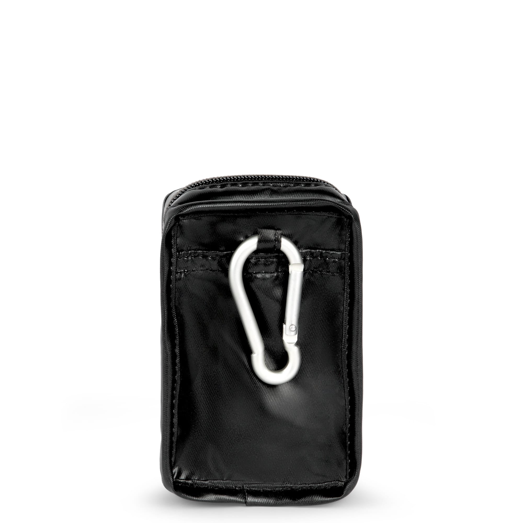 Drizzle Mini Zip Storage Pouch - METALLIC BLACK - Drizzle_Metallic_Black_04_9s1ff6