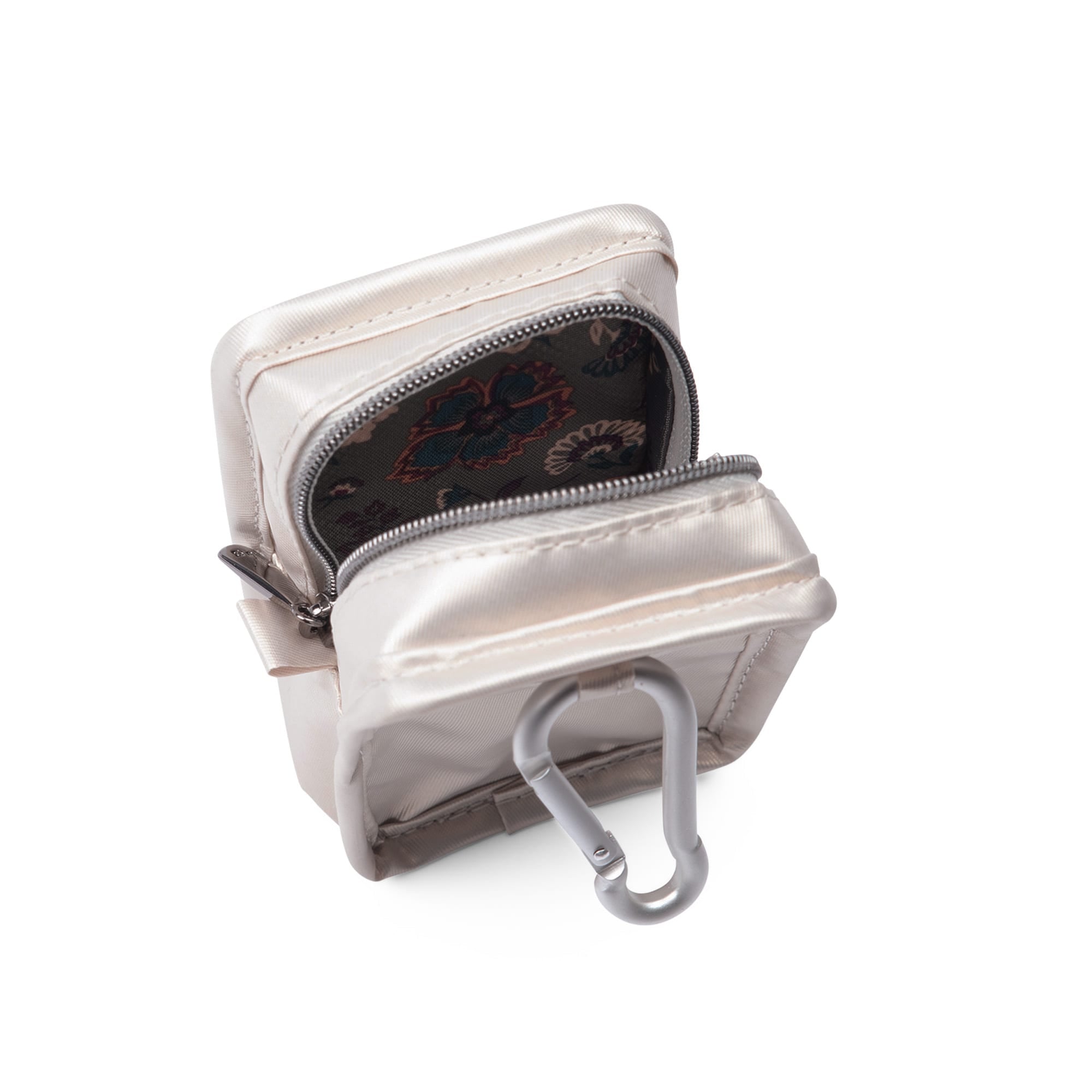 Drizzle Mini Zip Storage Pouch - METALLIC CHAMPAGNE - Drizzle_Metallic_Champagne_05_737tbm