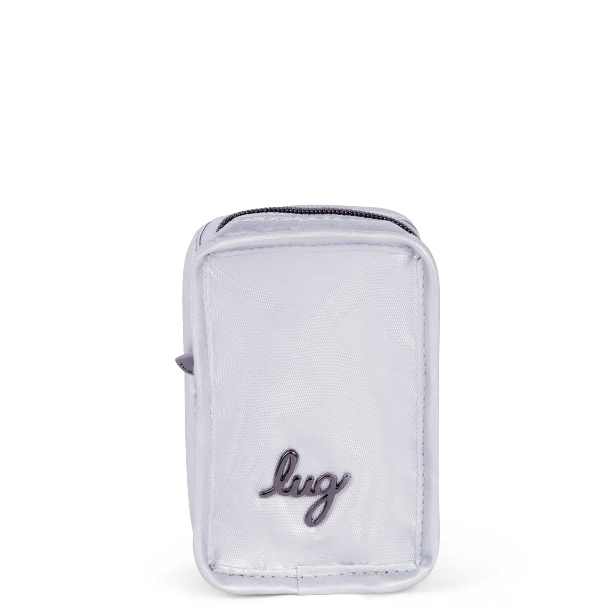 Drizzle Mini Zip Storage Pouch - METALLIC SILVER - Drizzle_Metallic_Silver_01