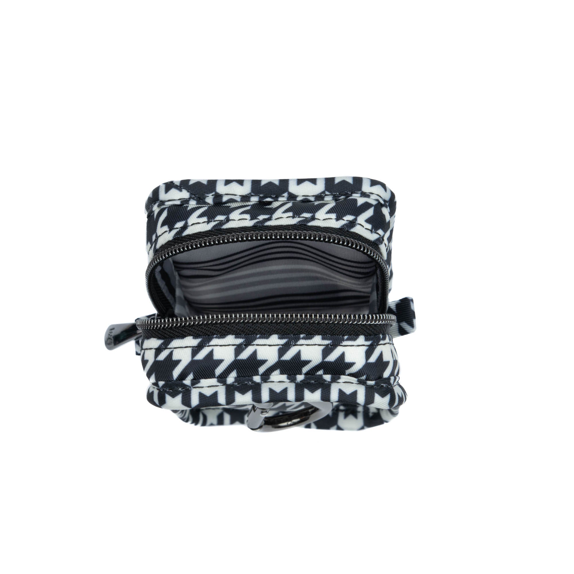 Drizzle Mini Zip Storage Pouch - MICRO HOUNDSTOOTH - Drizzle_MicroHoundstooth_05
