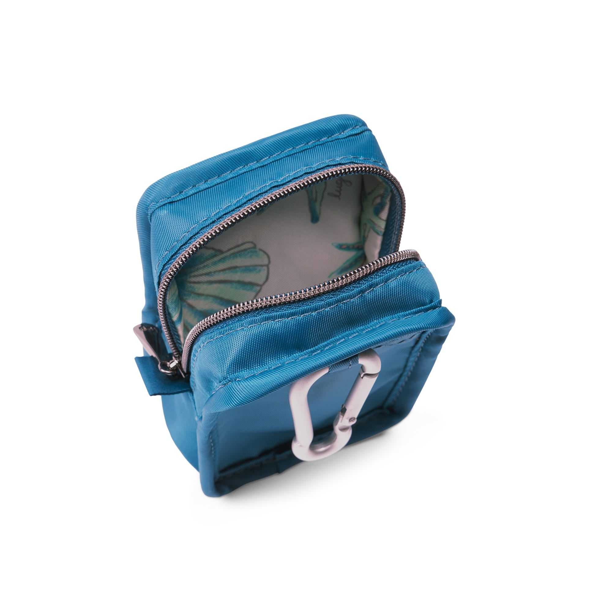 Drizzle Mini Zip Storage Pouch - OCEAN BLUE - Drizzle_Ocean_Blue_05