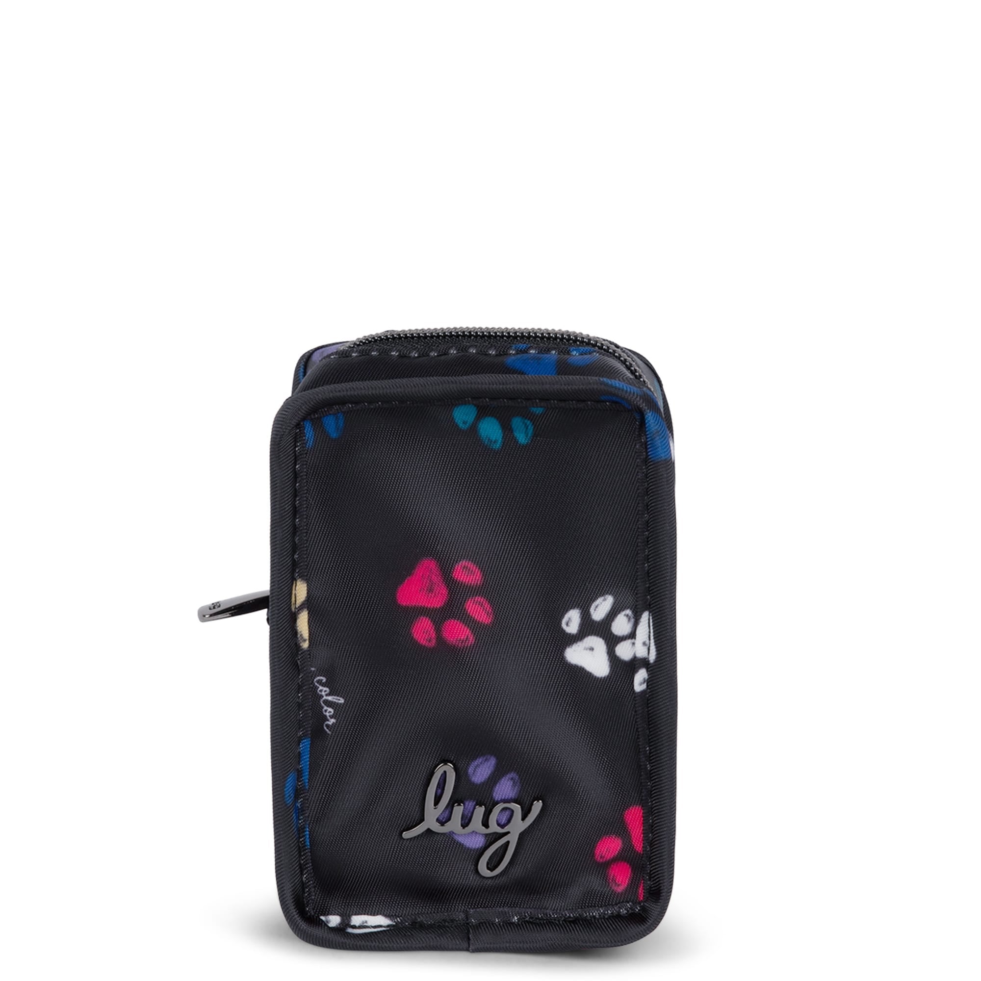 Drizzle Mini Zip Storage Pouch - PAWS BLACK - Drizzle_Paws_Black_01