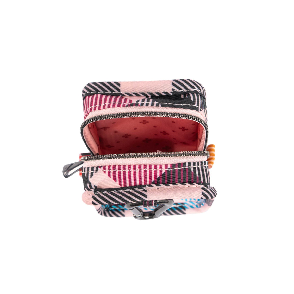 Drizzle Mini Zip Storage Pouch - PINK PLAID - Drizzle_PinkPlaid_05