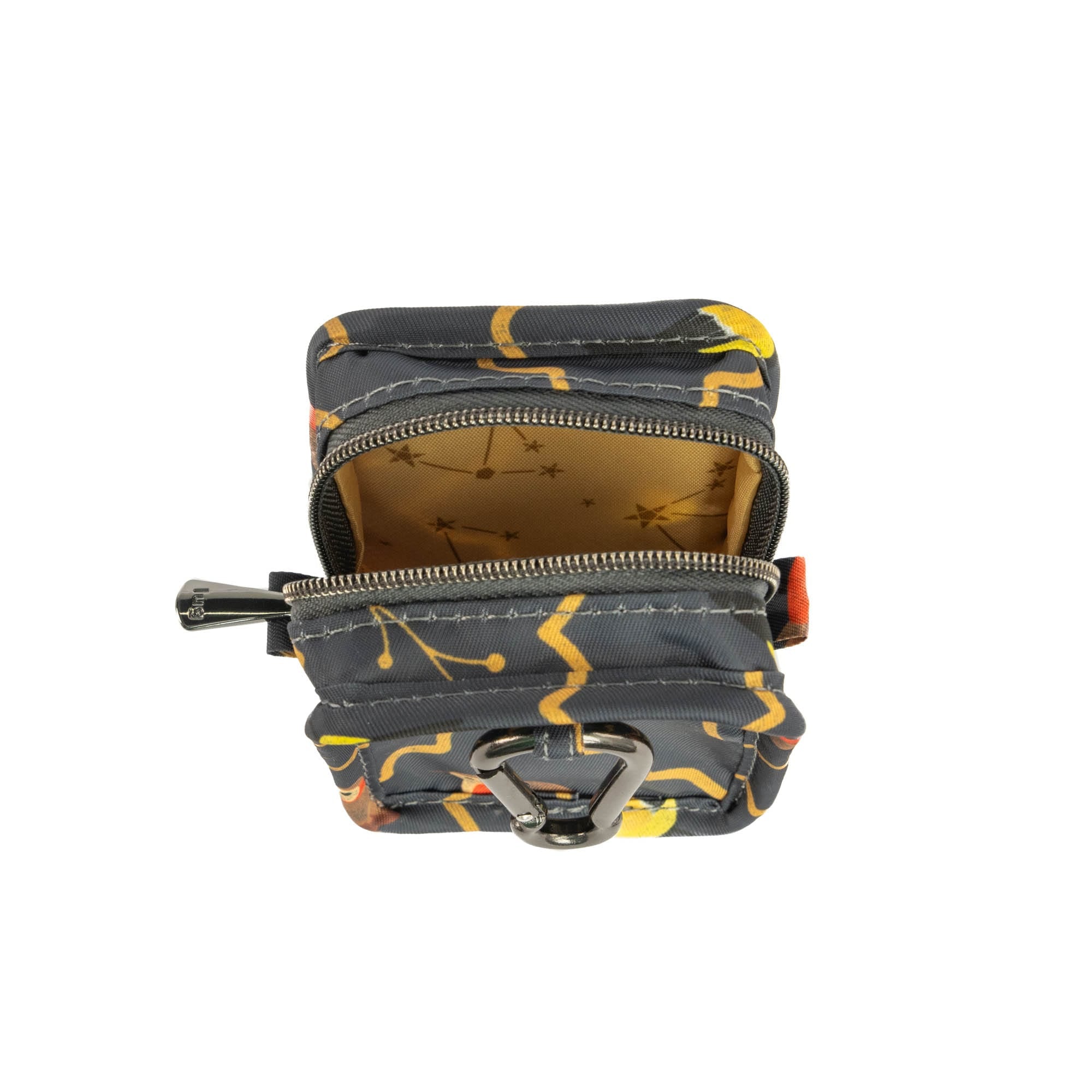 Drizzle Mini Zip Storage Pouch - SONGBIRDS GREY - Drizzle_SongbirdsGrey_05_7n3i8r