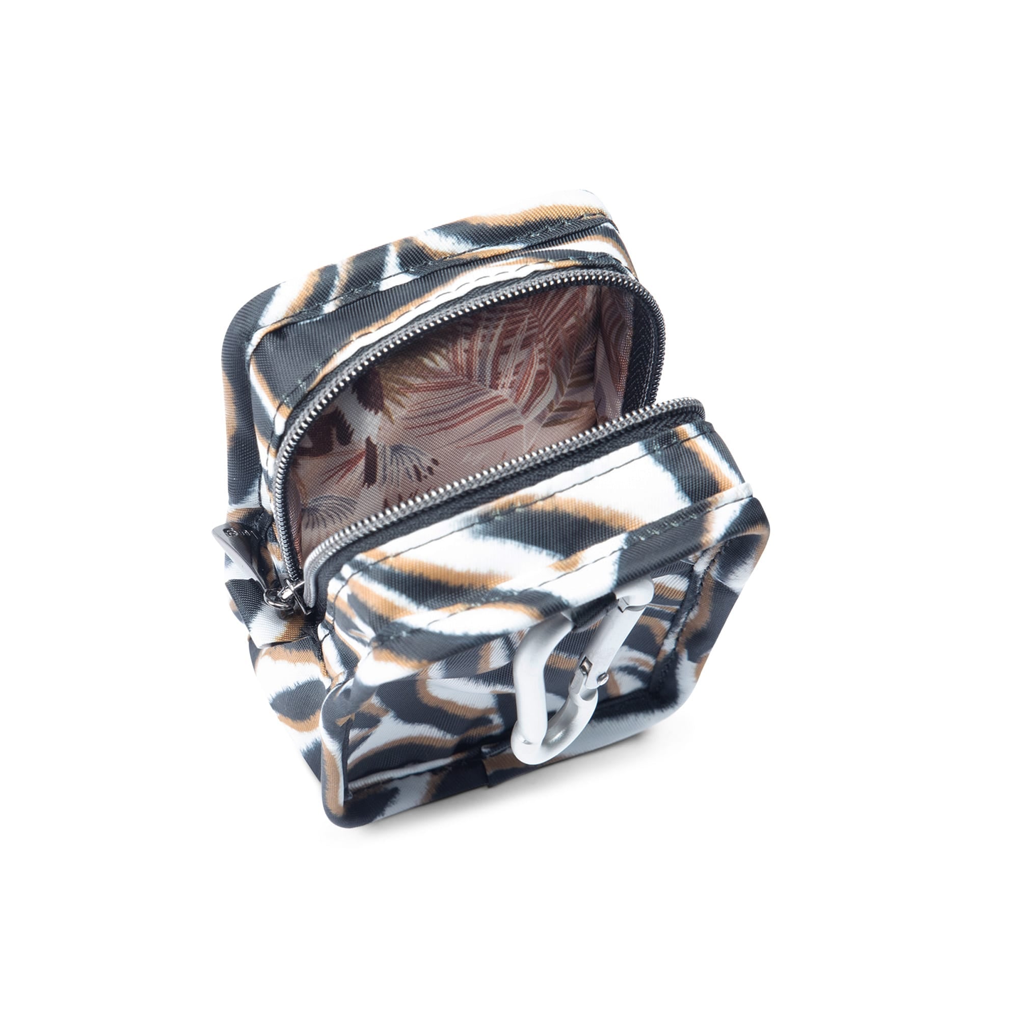 Drizzle Mini Zip Storage Pouch - ZEBRA SAND - Drizzle_Zebra_Sand_05