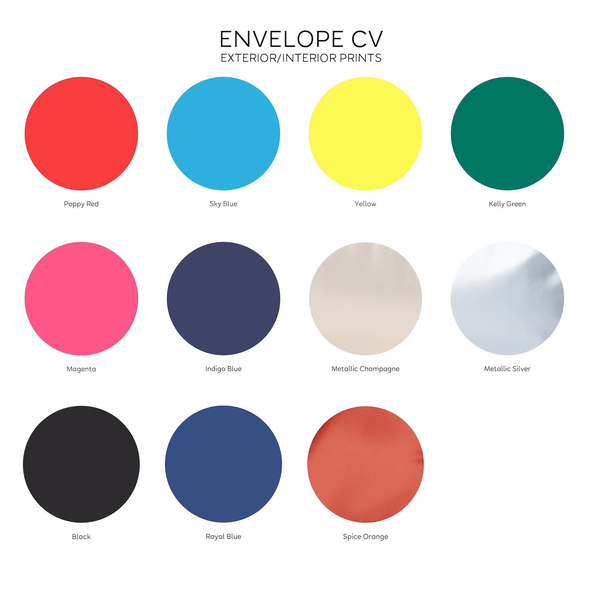 Envelope 3pc Clearview Zip Organizers - - EnvelopeCV