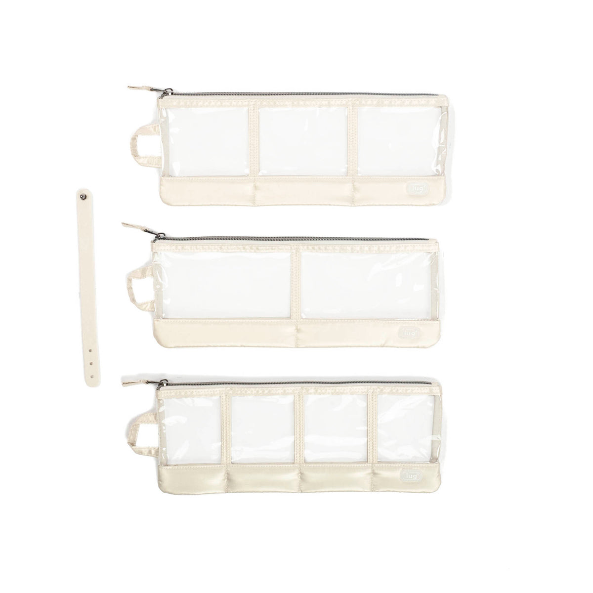 Envelope 3pc Clearview Zip Organizers