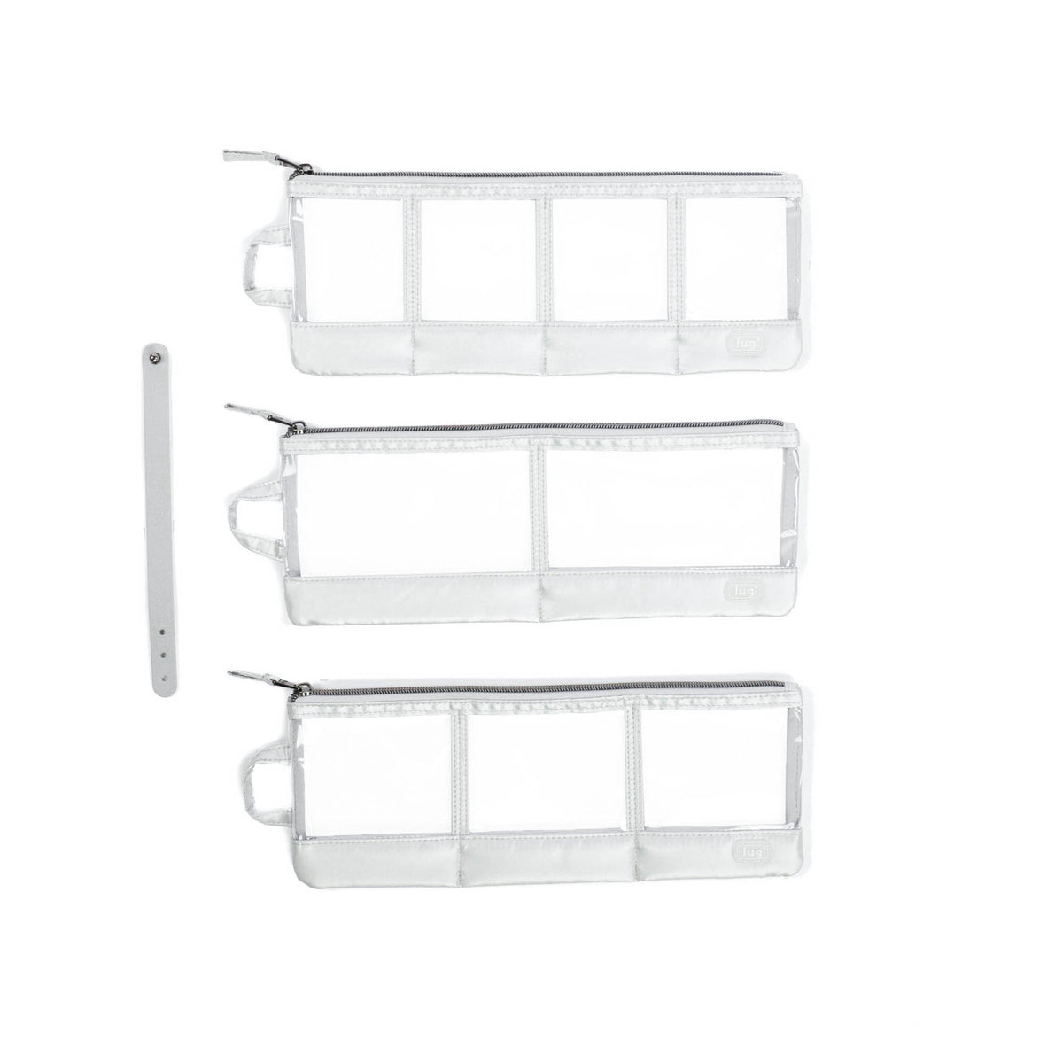 Envelope 3pc Clearview Zip Organizers