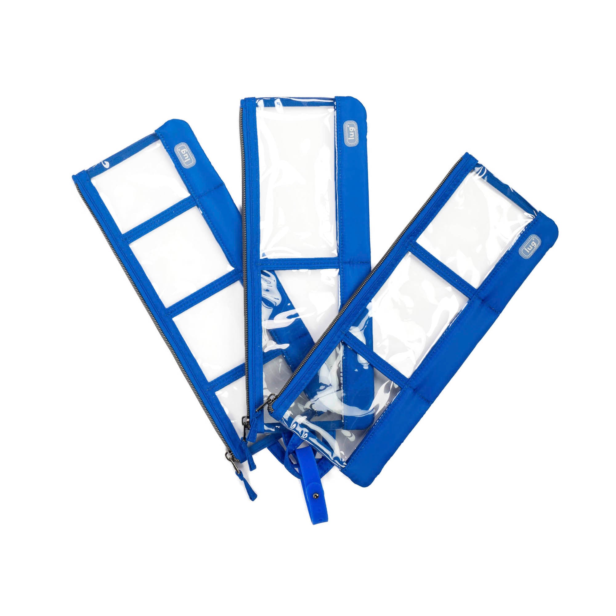 Envelope 3pc Clearview Zip Organizers - ROYAL BLUE - EnvelopeCV_RoyalBlue_02