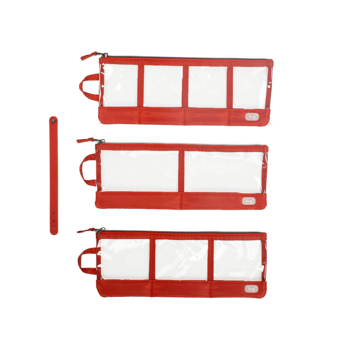 Envelope 3pc Clearview Zip Organizers