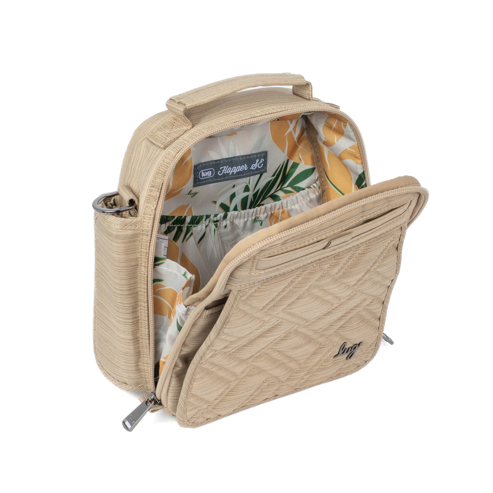 Flapper SE Convertible Crossbody Bag - BRUSHED GOLD - FlapperSE_BrushedGold_05