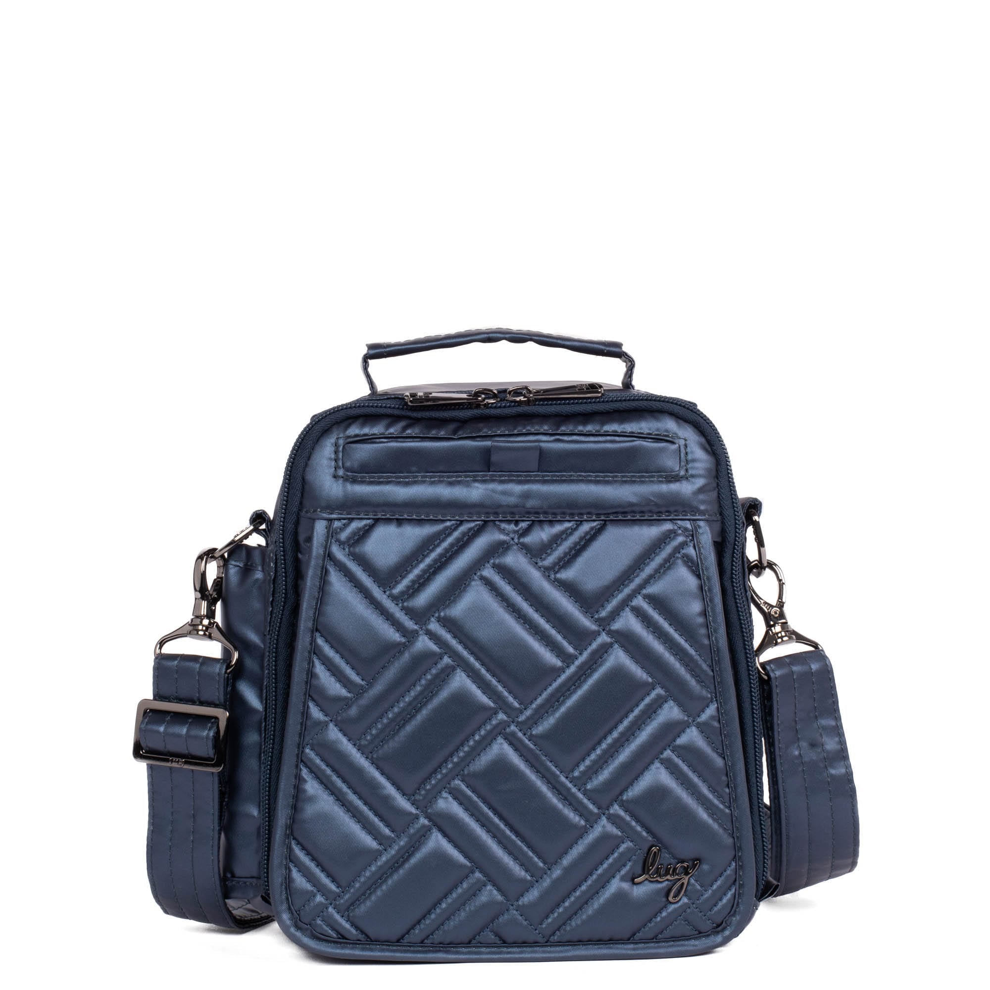 Flapper SE Convertible Crossbody Bag - METALLIC INDIGO - FlapperSE_MetallicIndigo_01